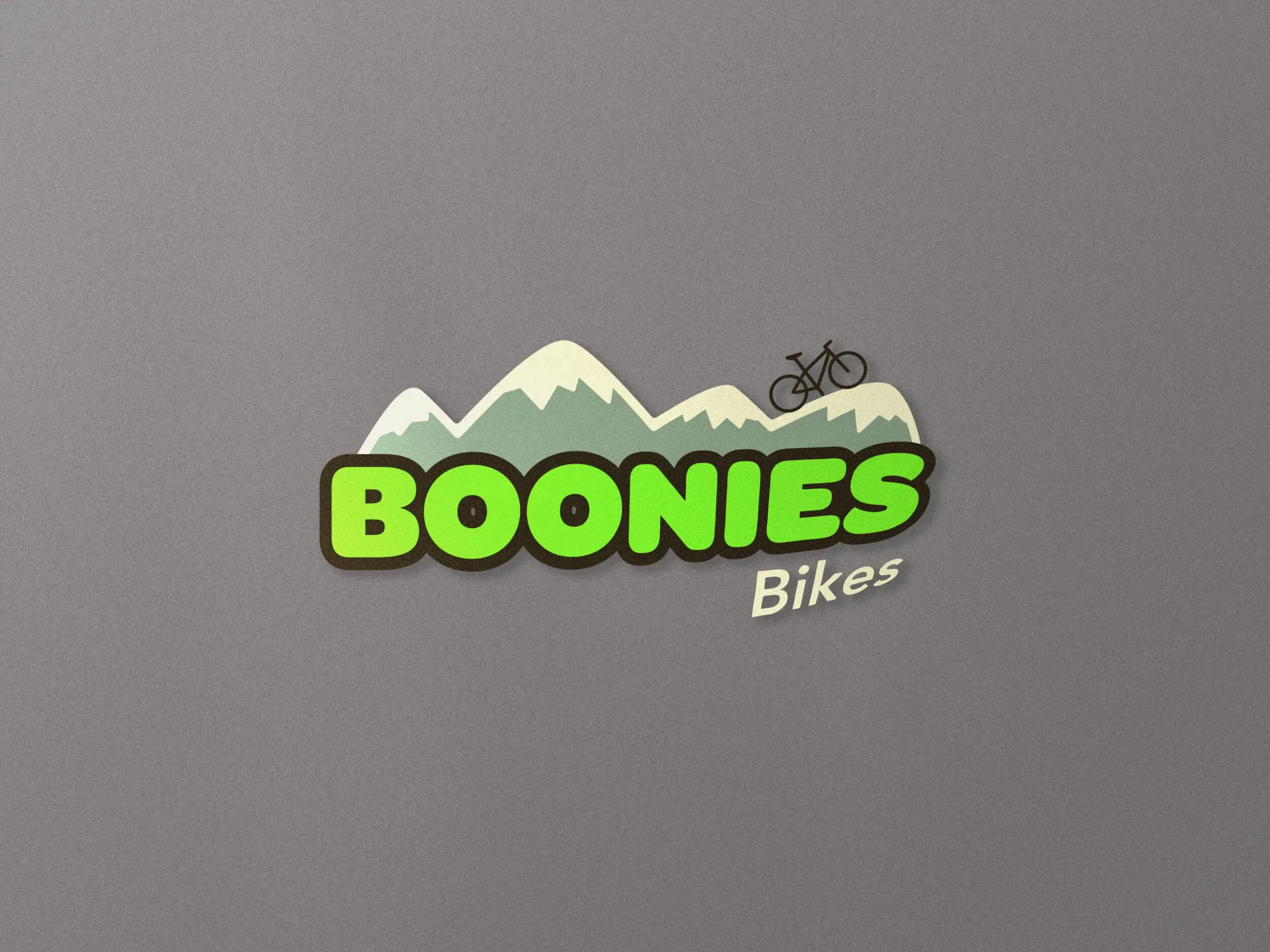 Boonies Bikes logo sticker