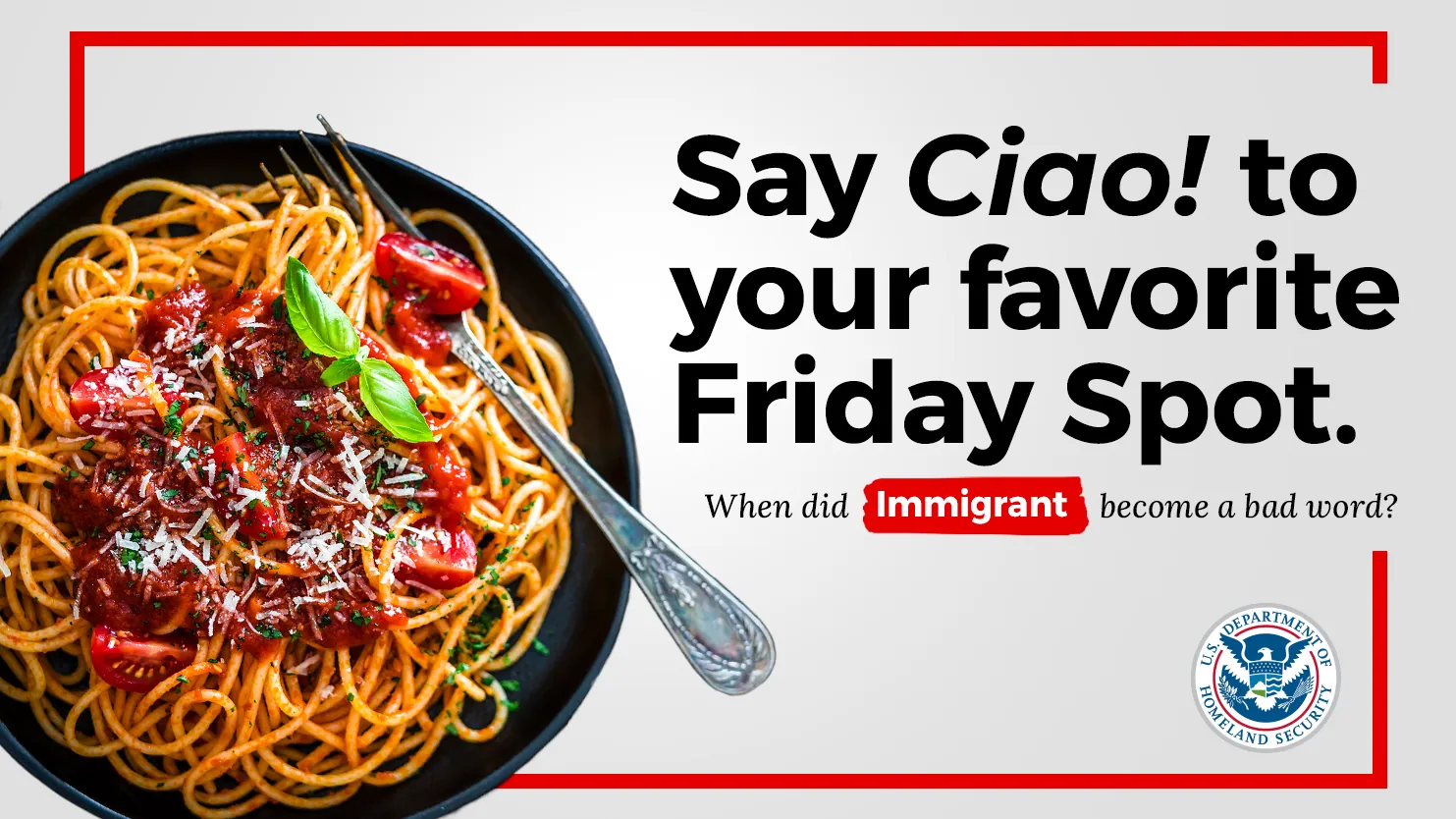 Ciao! campaign artwork