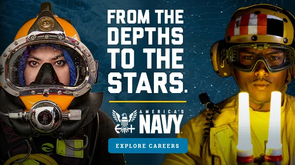 Navy digital ad: From the depths to the stars