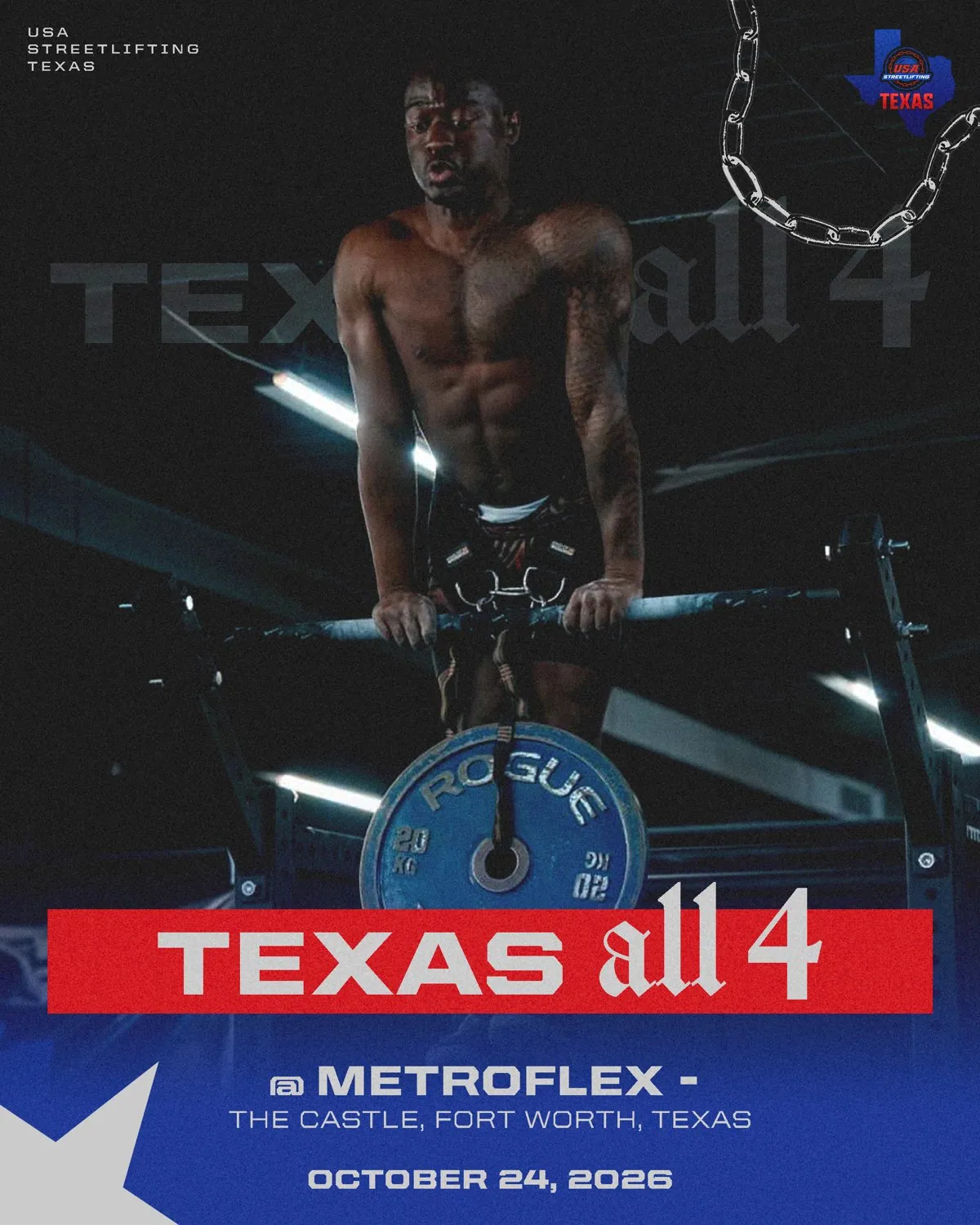 Texas All4 competition poster